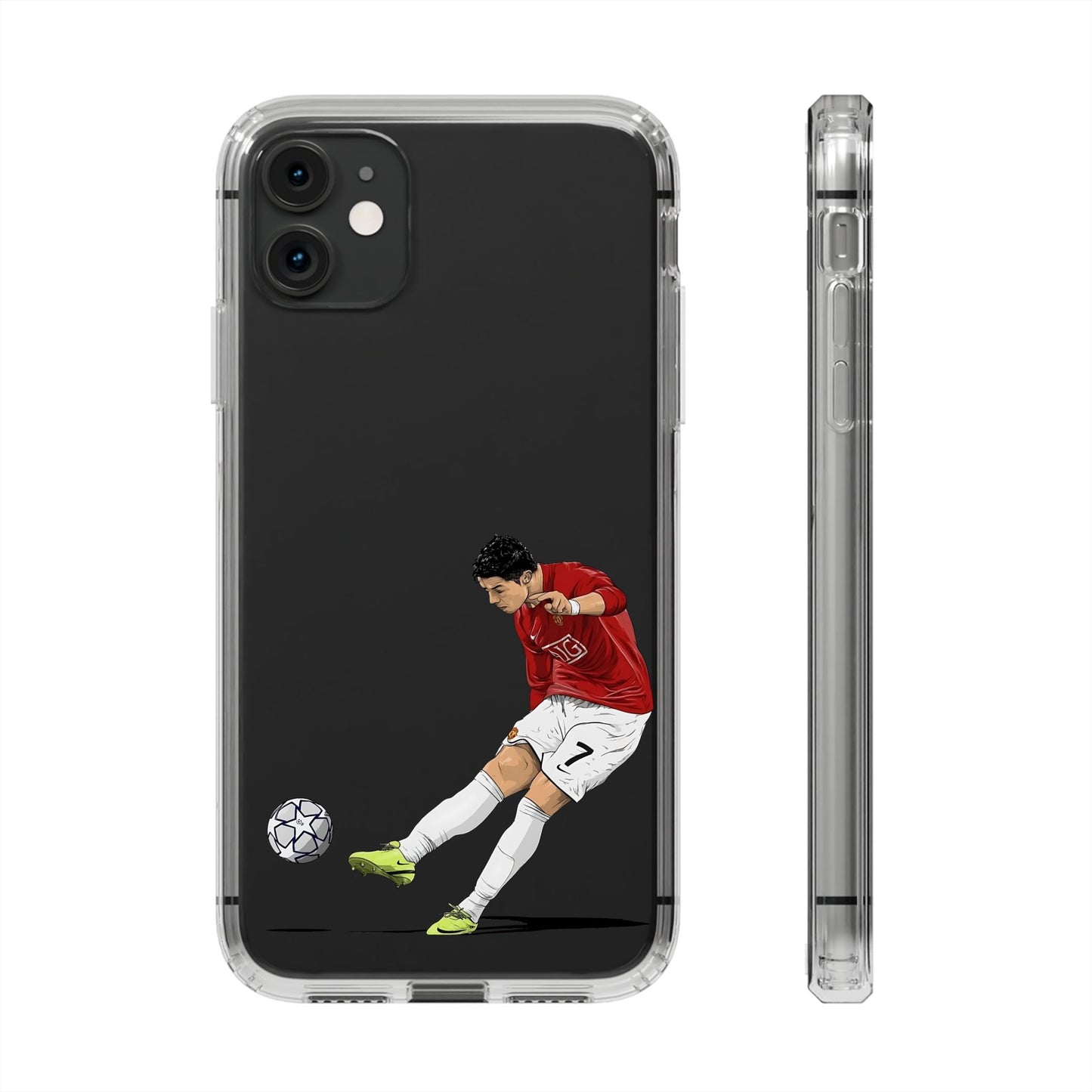 C.Ronaldo Clear Phone Case