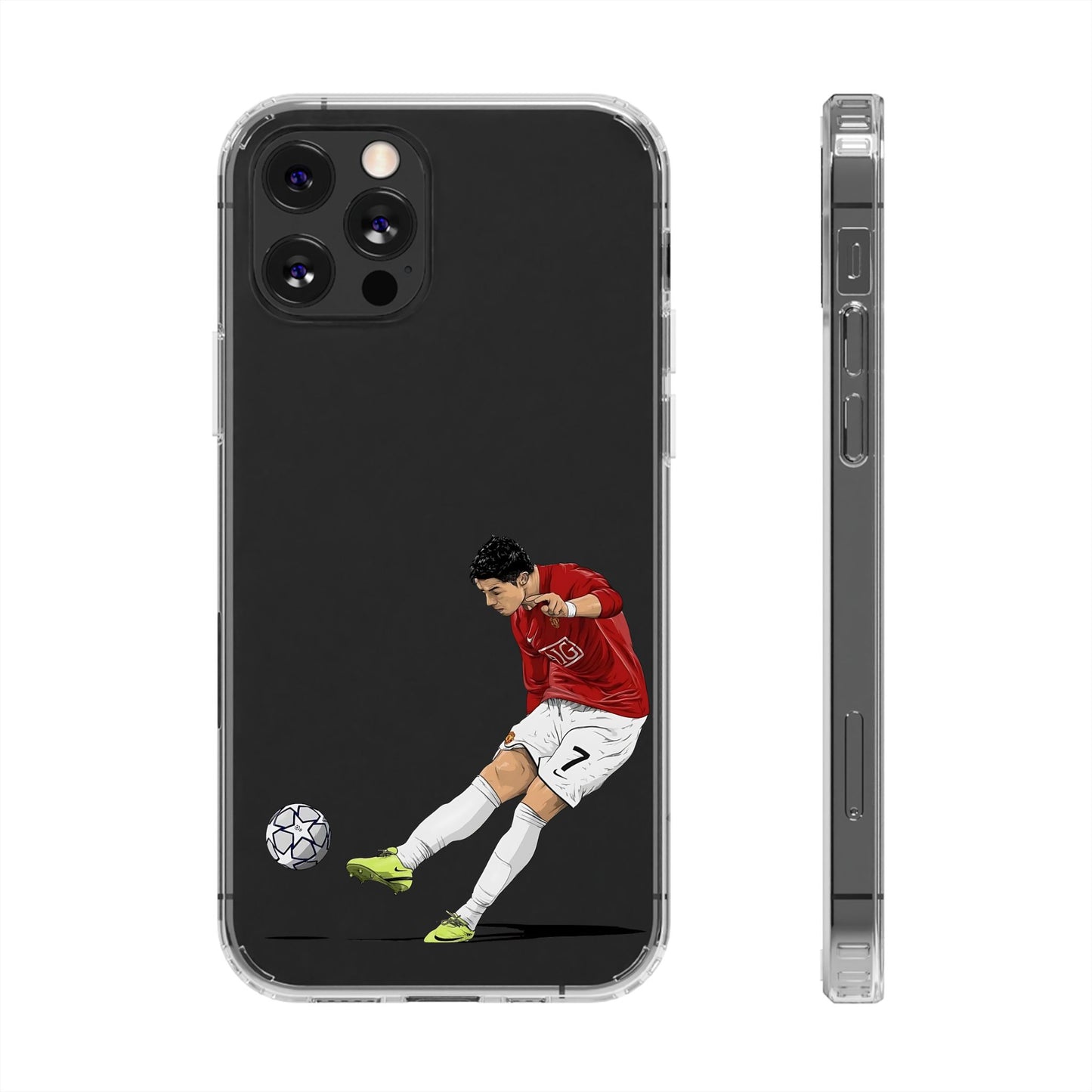 C.Ronaldo Clear Phone Case