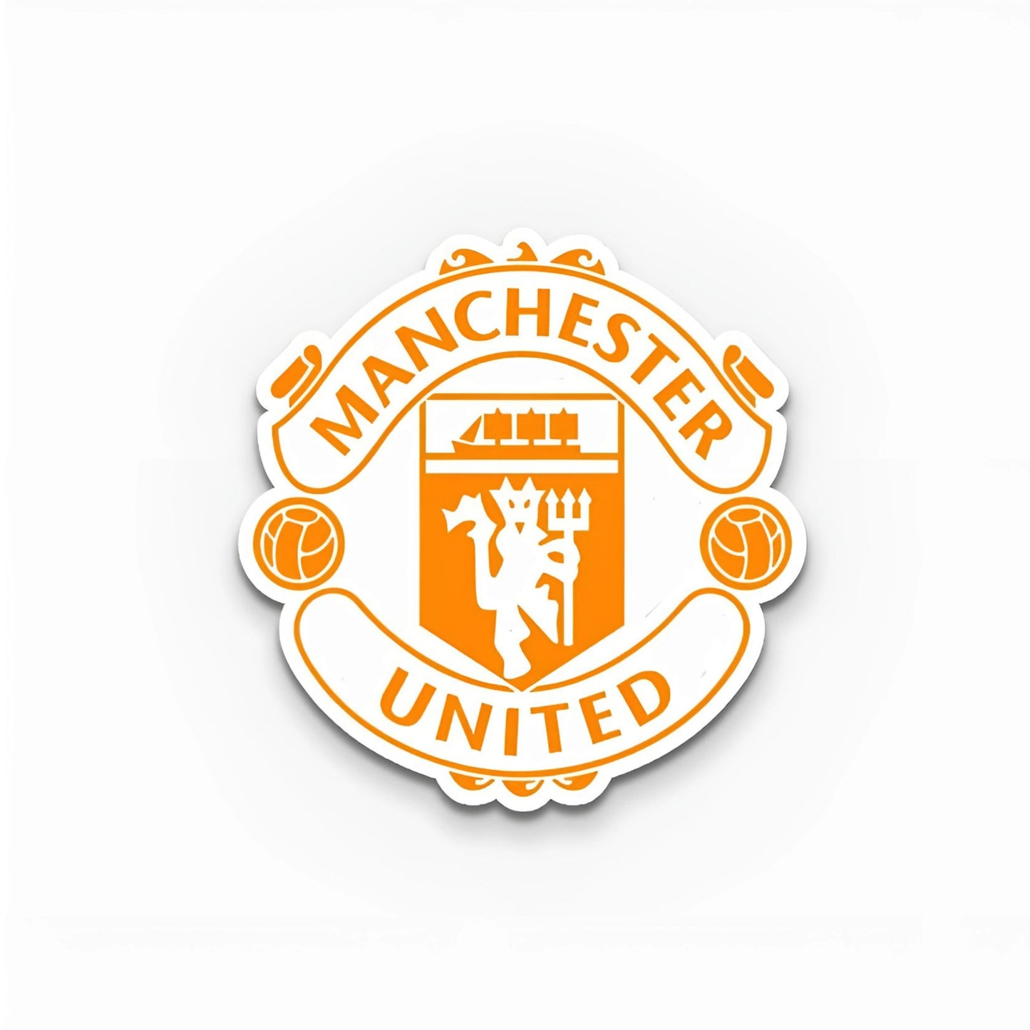 Manchester United Logo Laptop Sticker