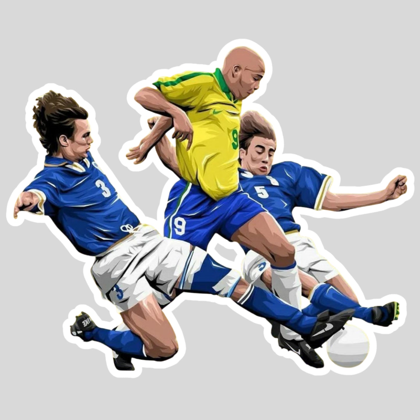 Maldini, Ronaldo & Cannavaro Sticker