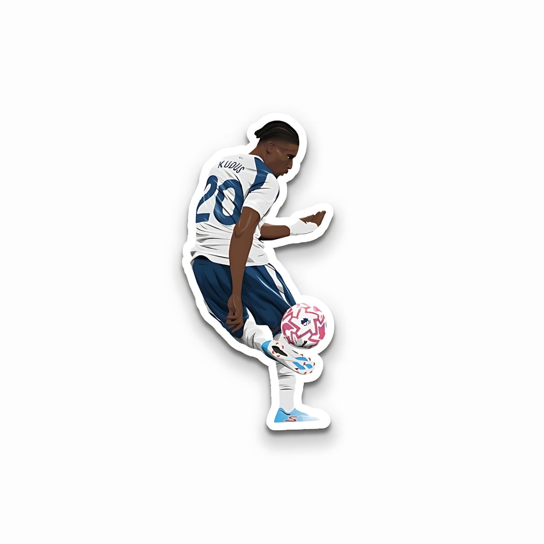 Mohammed Kudus Laptop Sticker