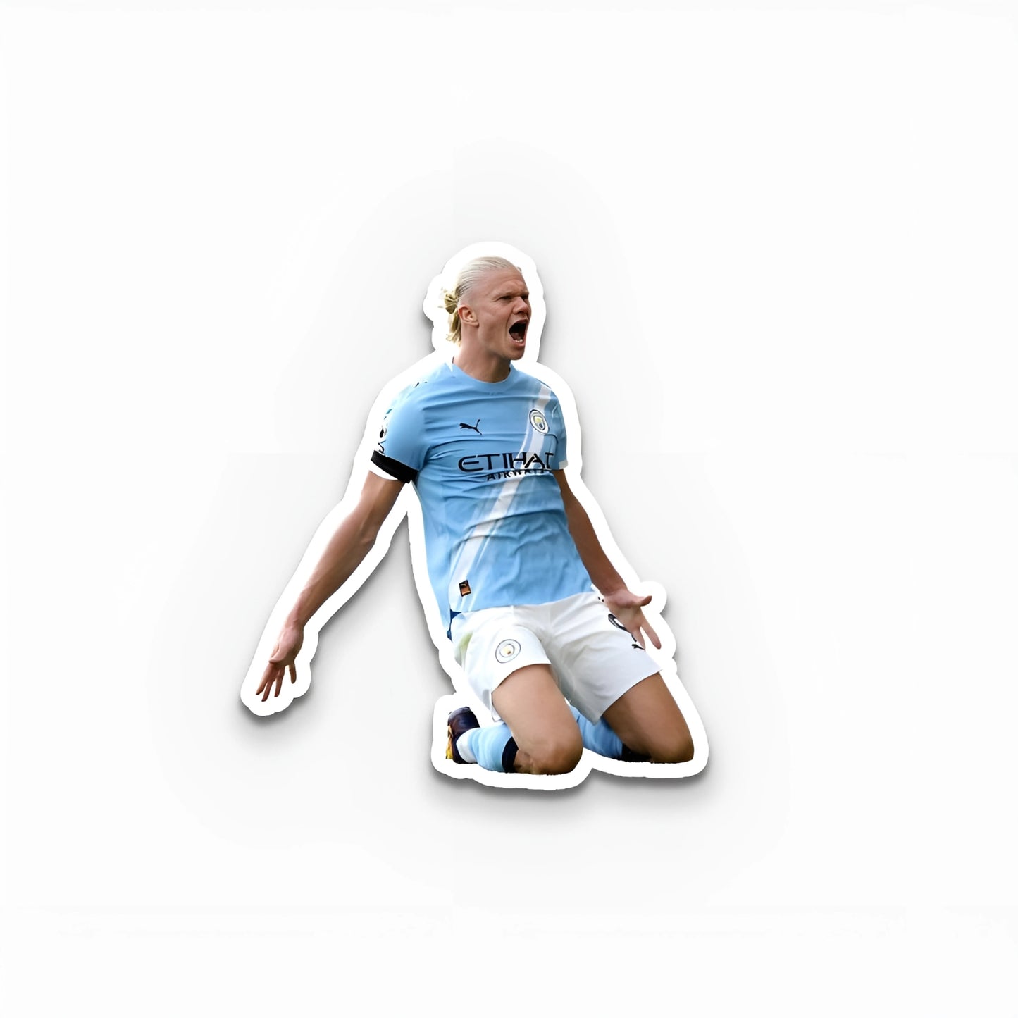 Erling Haaland Laptop Sticker