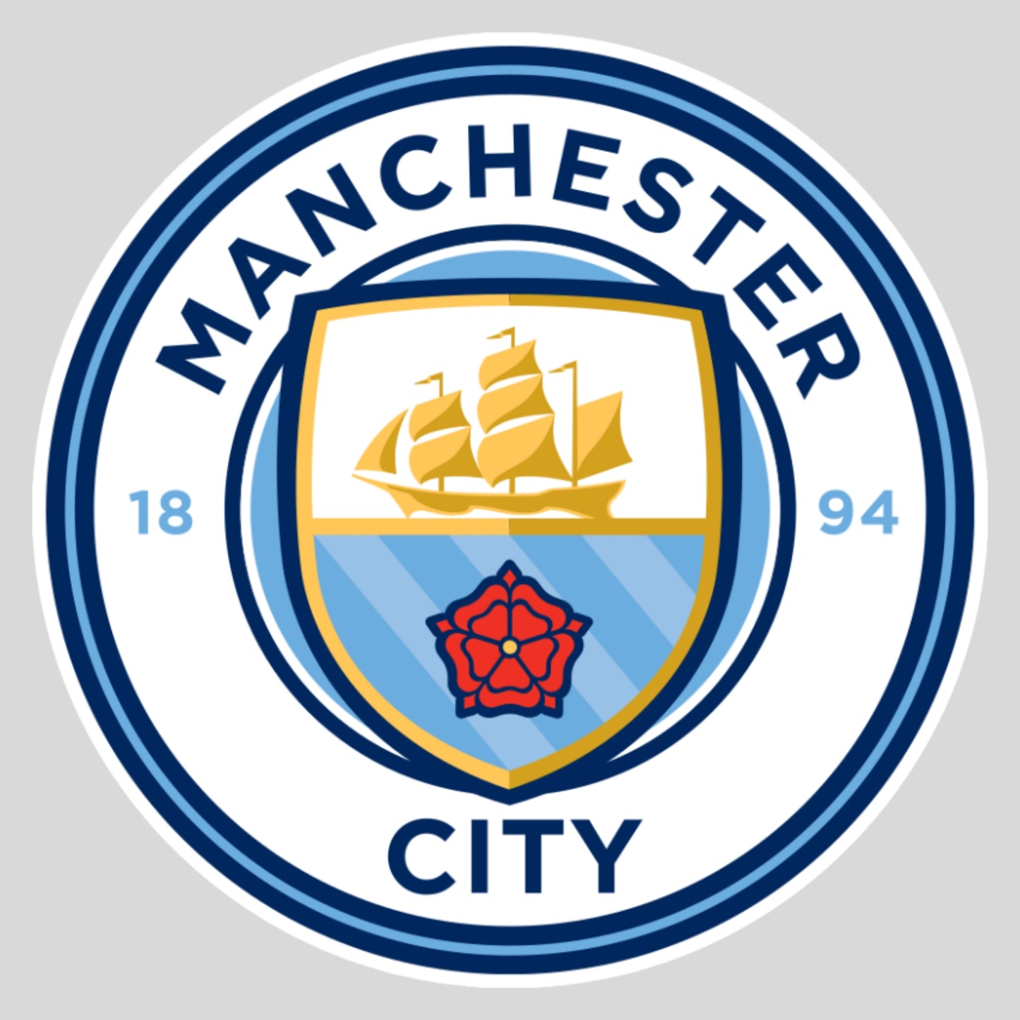 Manchester City Logo Sticker