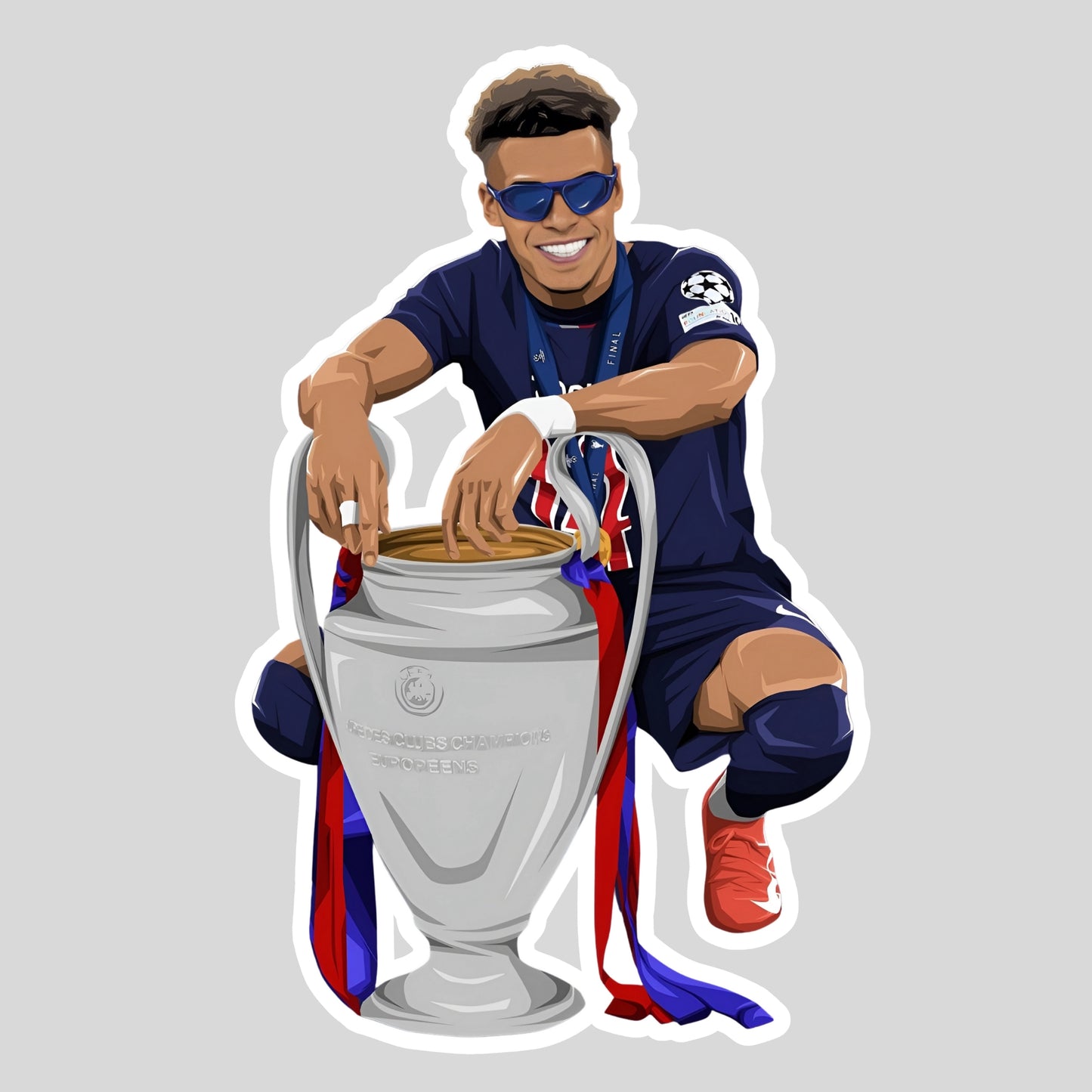 Désiré Doué Sticker