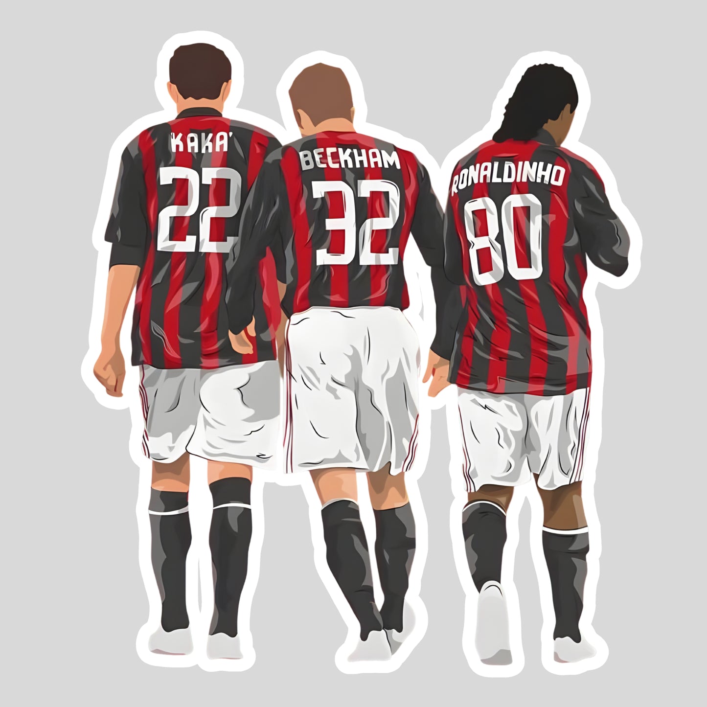 Kaká, Beckham & Ronaldinho Sticker
