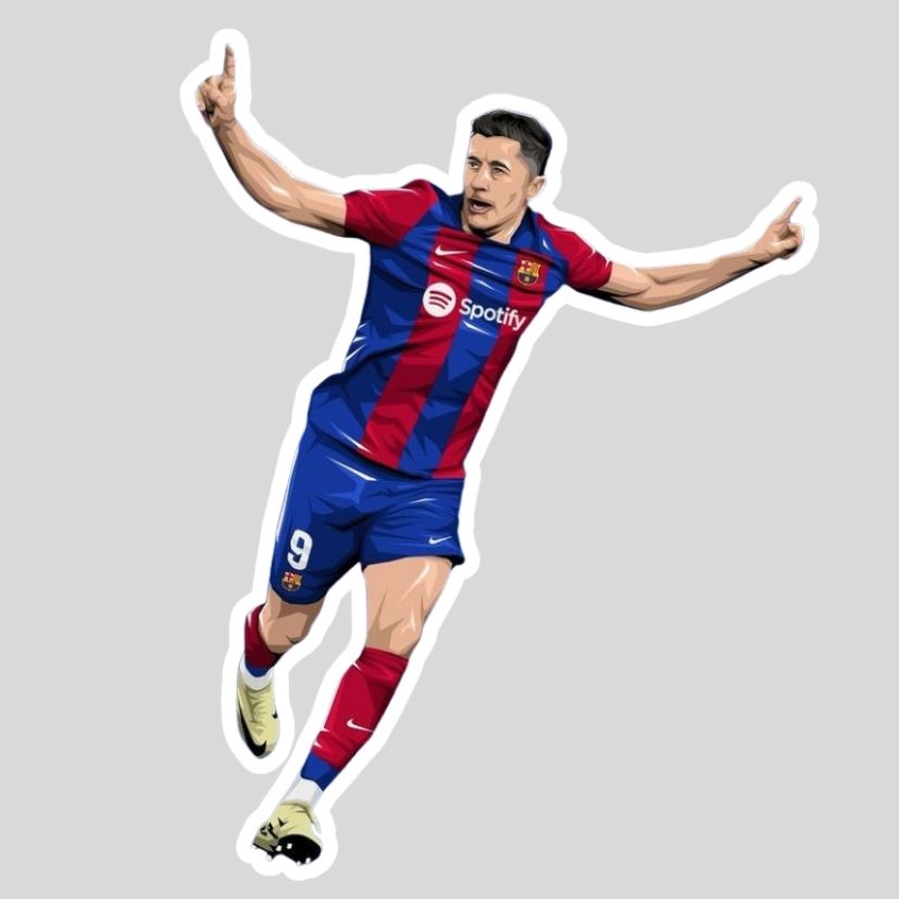 Robert Lewandowski Sticker