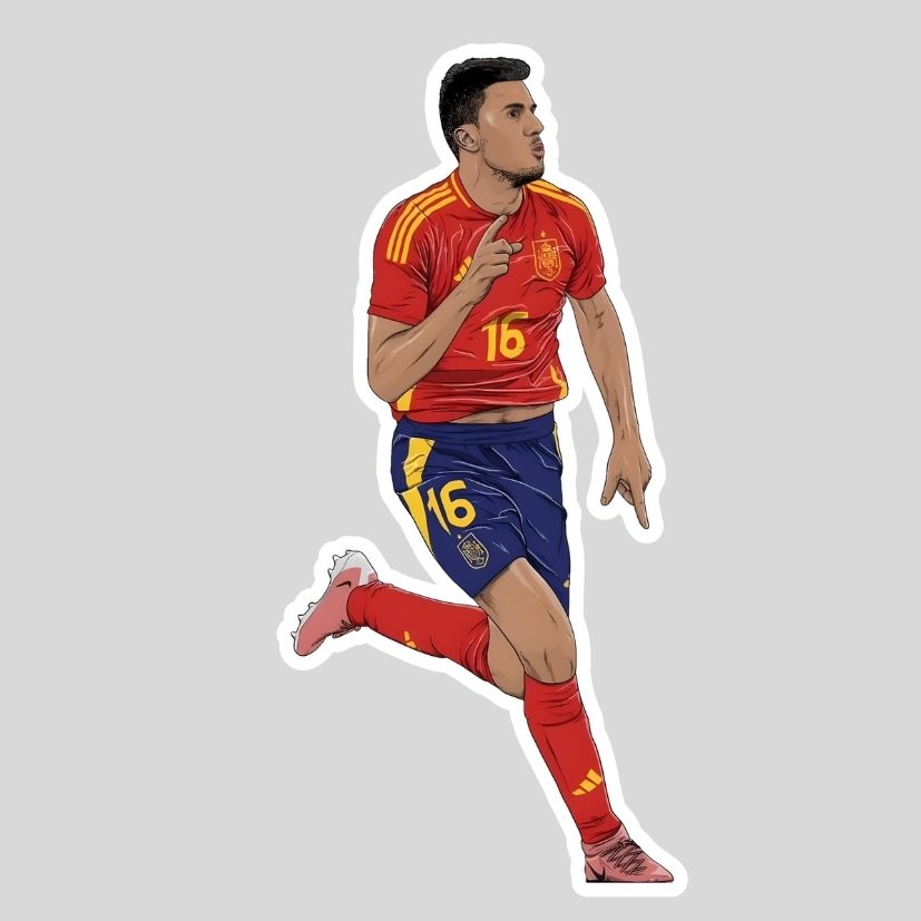 Rodri Sticker