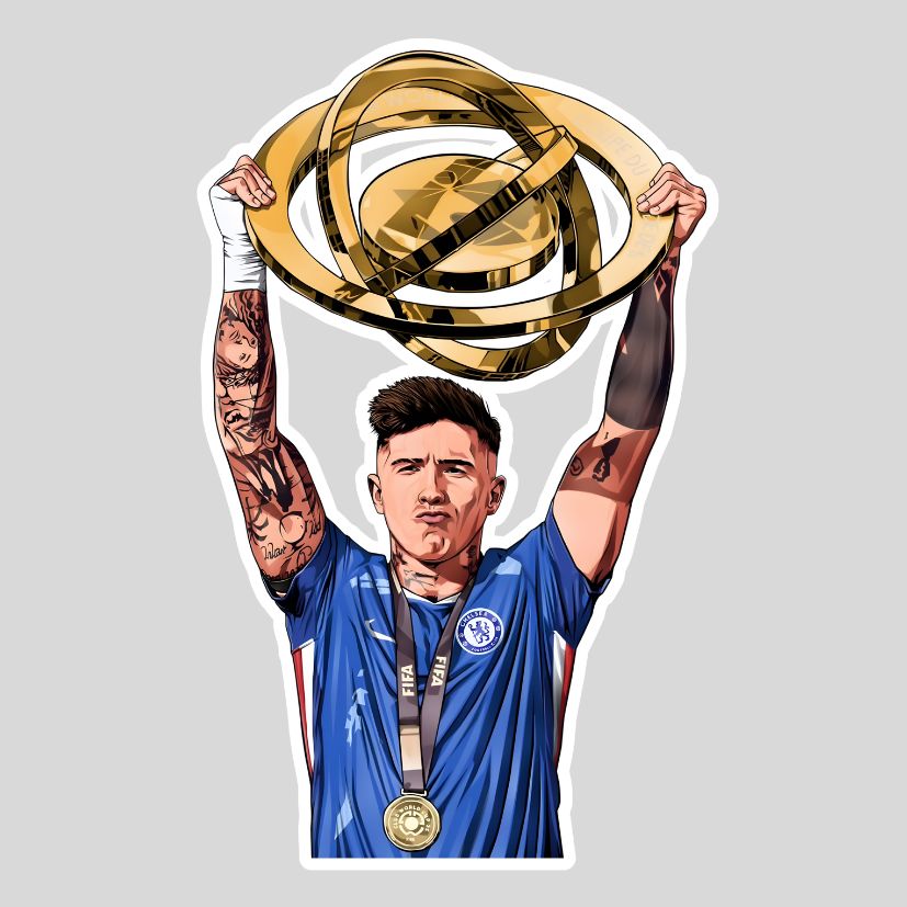 Enzo Fernández Sticker