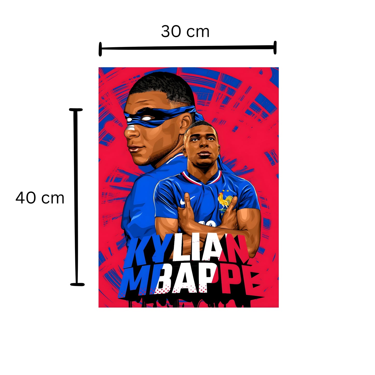Kylian Mbappé Poster