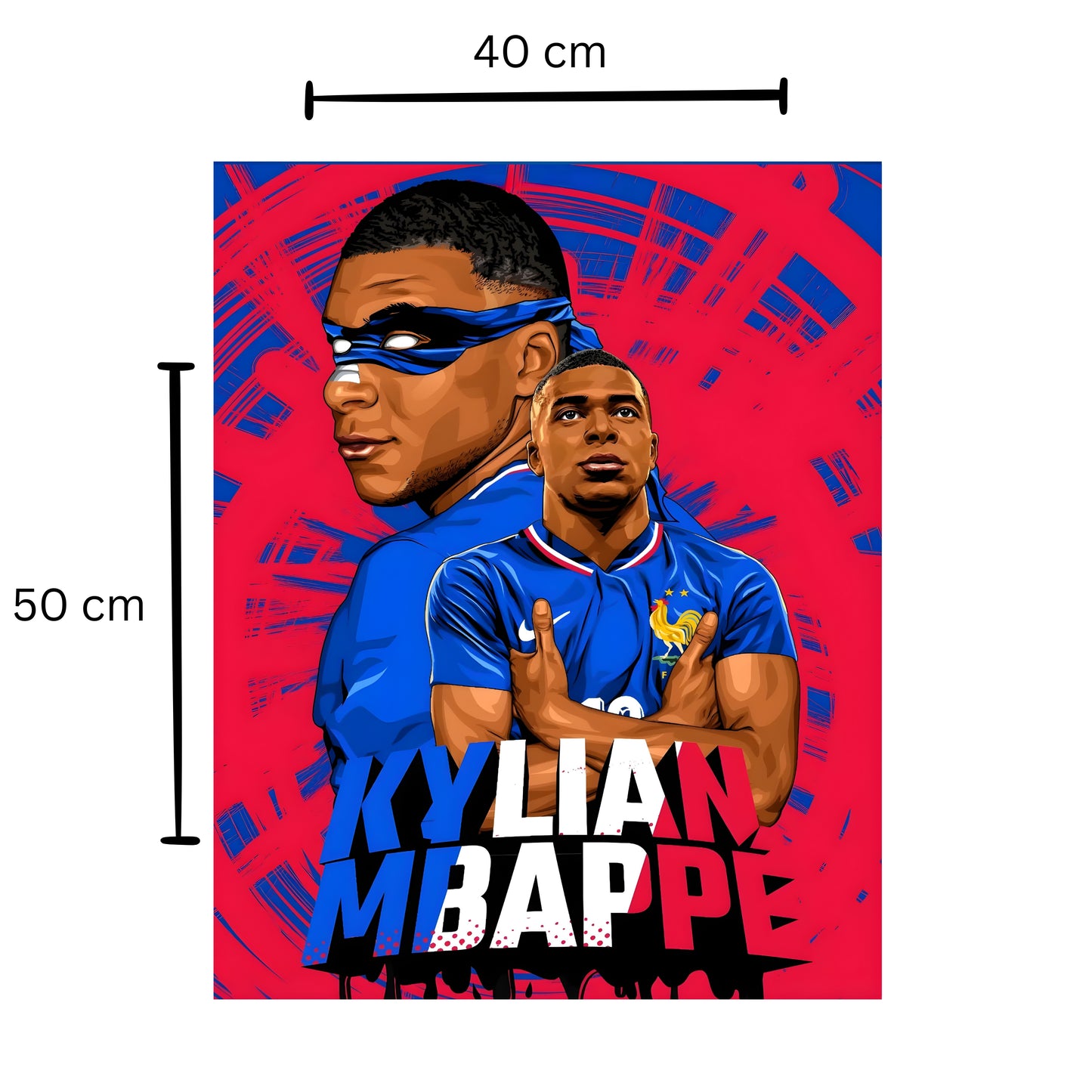 Kylian Mbappé Poster