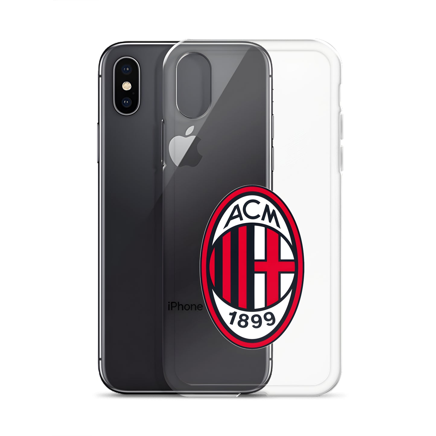 AC Milan Clear Phone Case