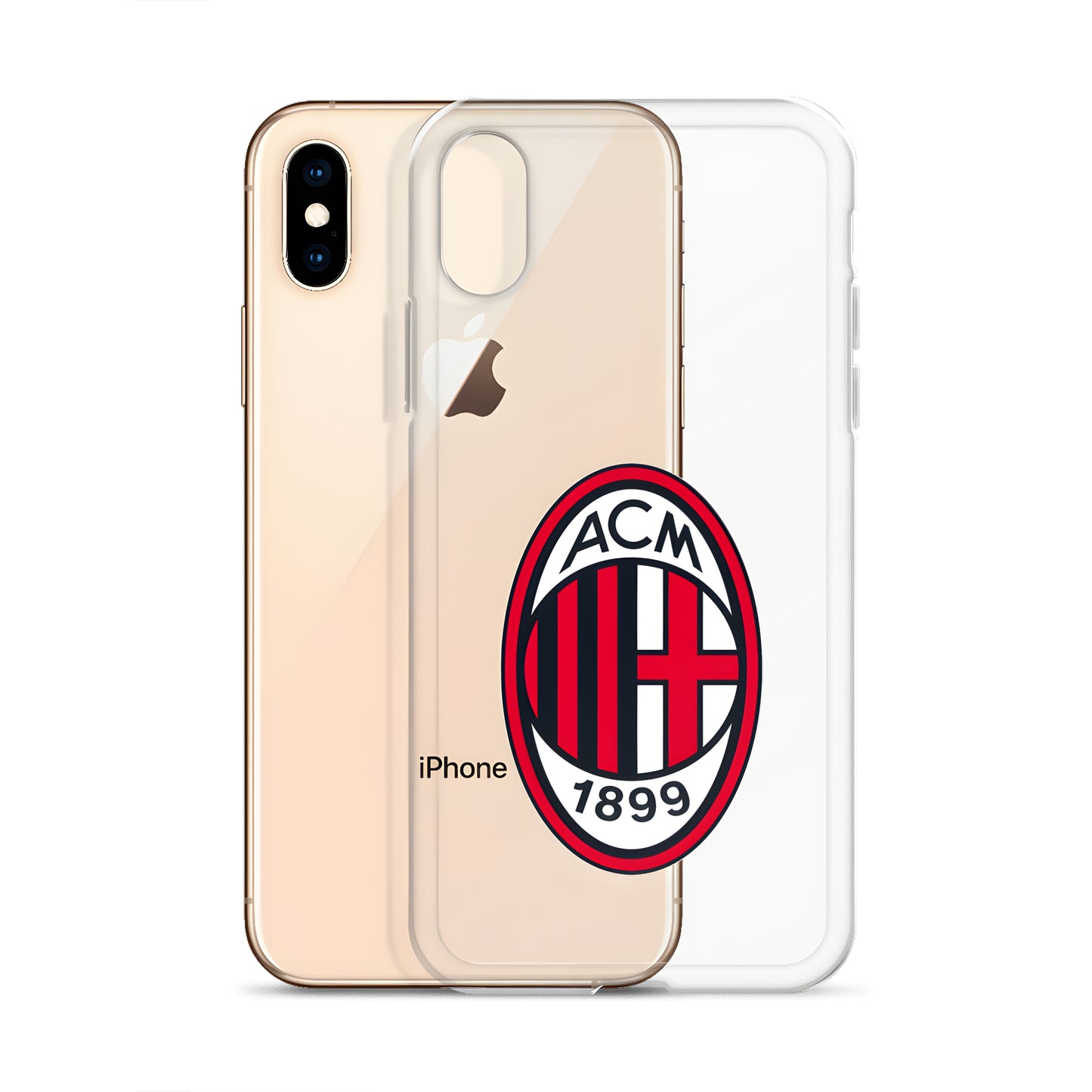 AC Milan Clear Phone Case
