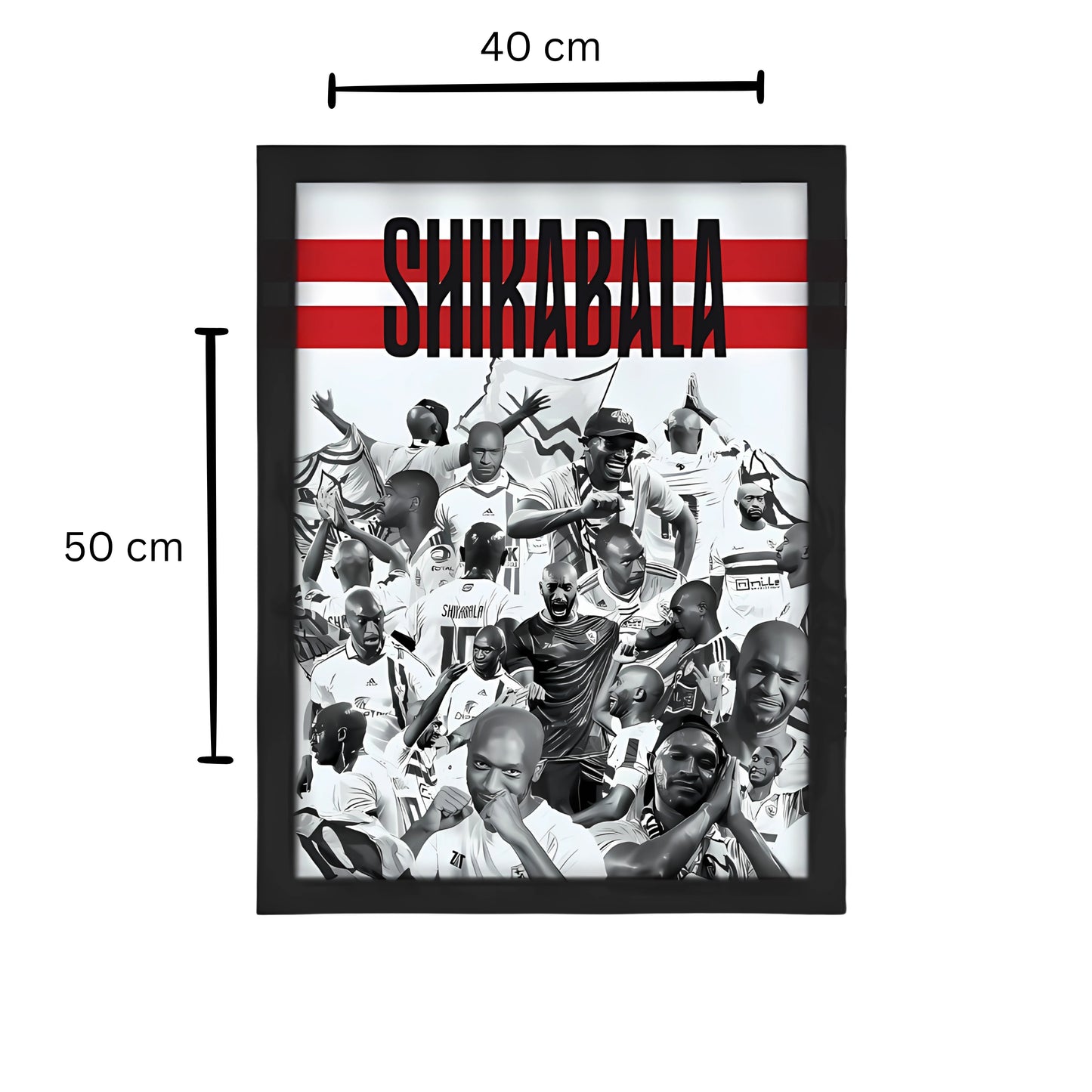 Shikabala Black Framed Poster