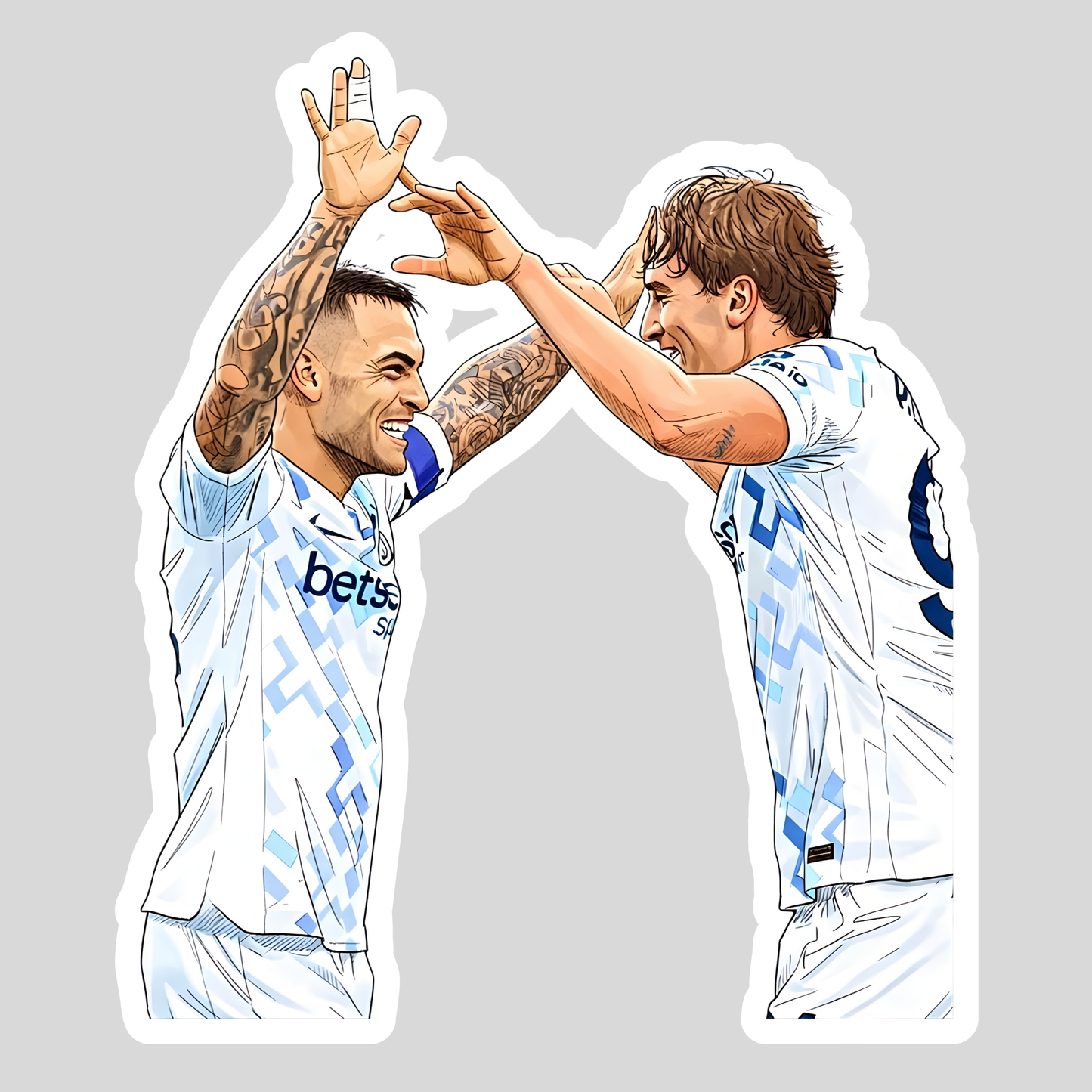Lautaro Martínez & Pio Esposito Sticker