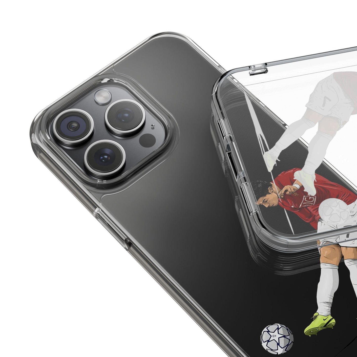 C.Ronaldo Clear Phone Case