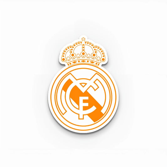 Real Madrid Logo Laptop Sticker