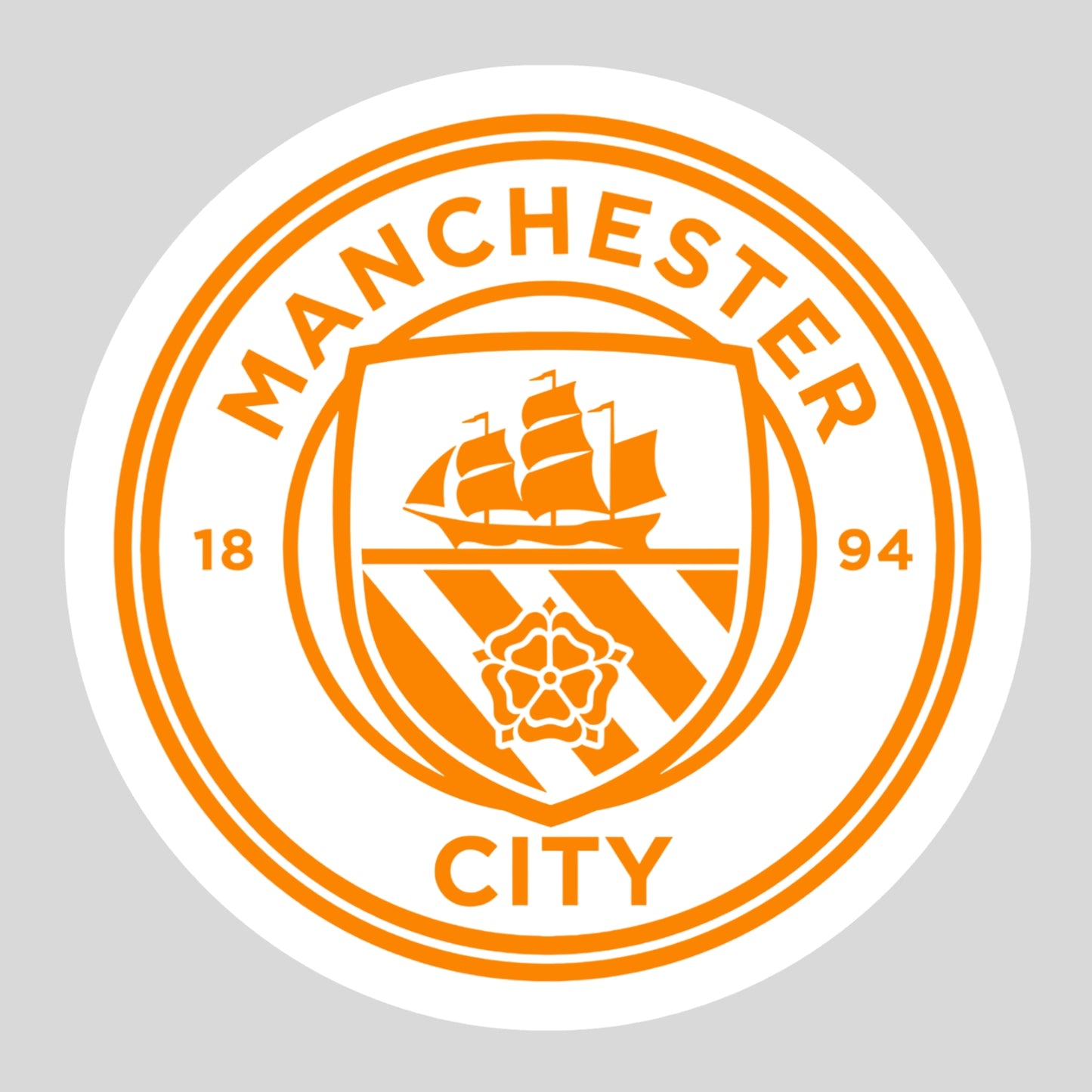 Manchester City Logo Sticker