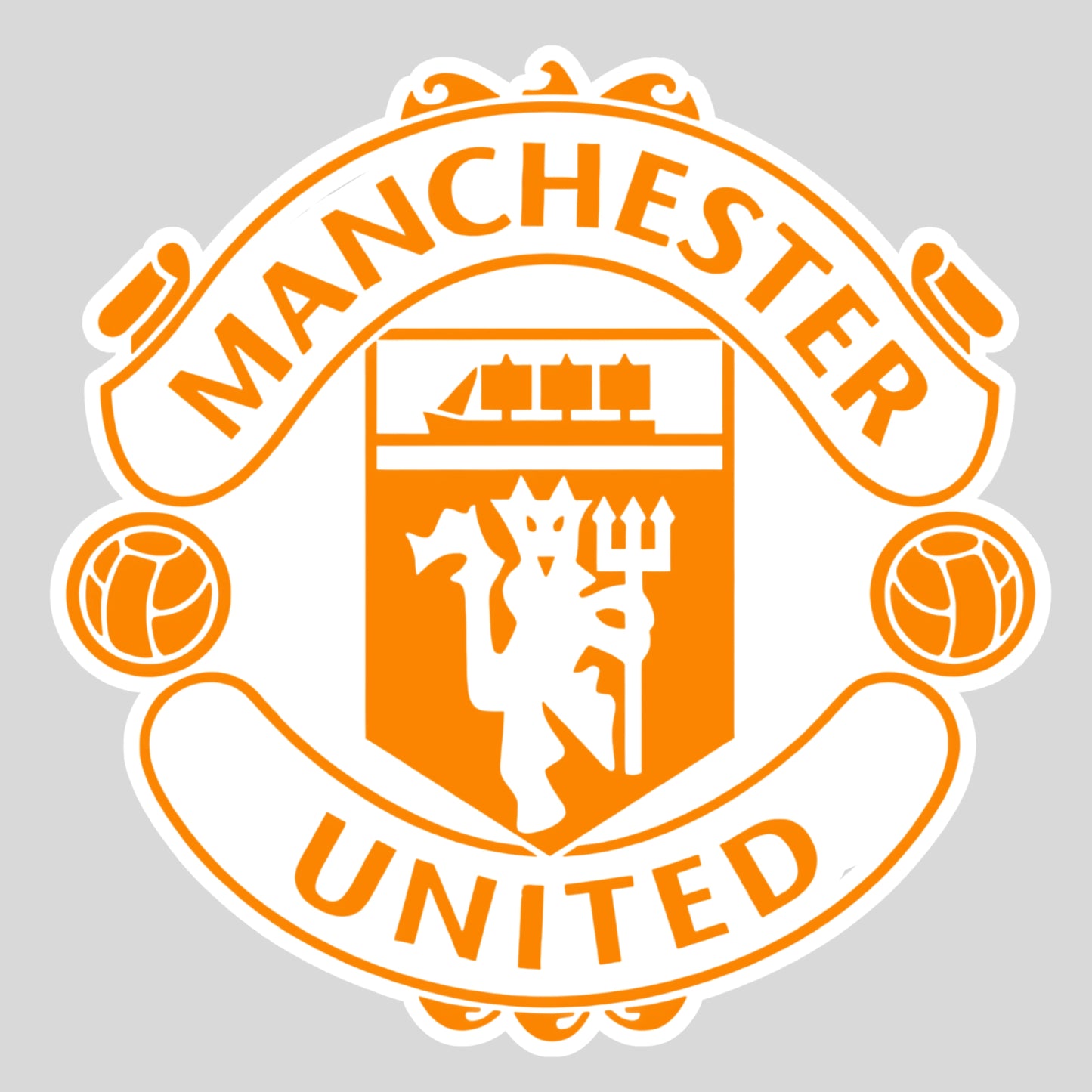 Manchester United Logo Sticker