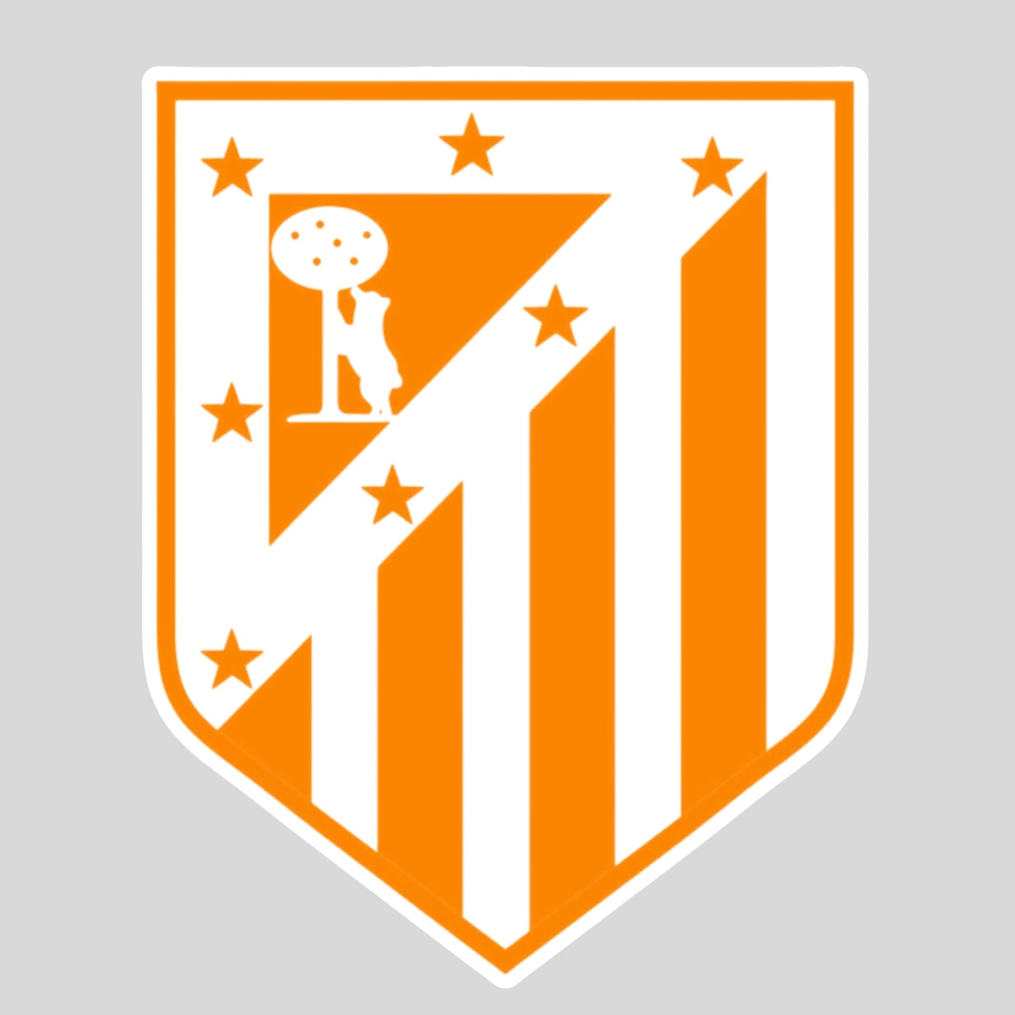 Atlético de Madrid Logo Sticker
