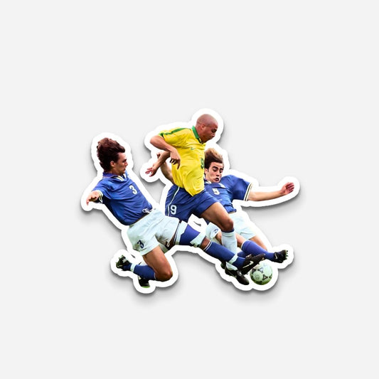 Maldini, Ronaldo & Cannavaro Laptop Sticker