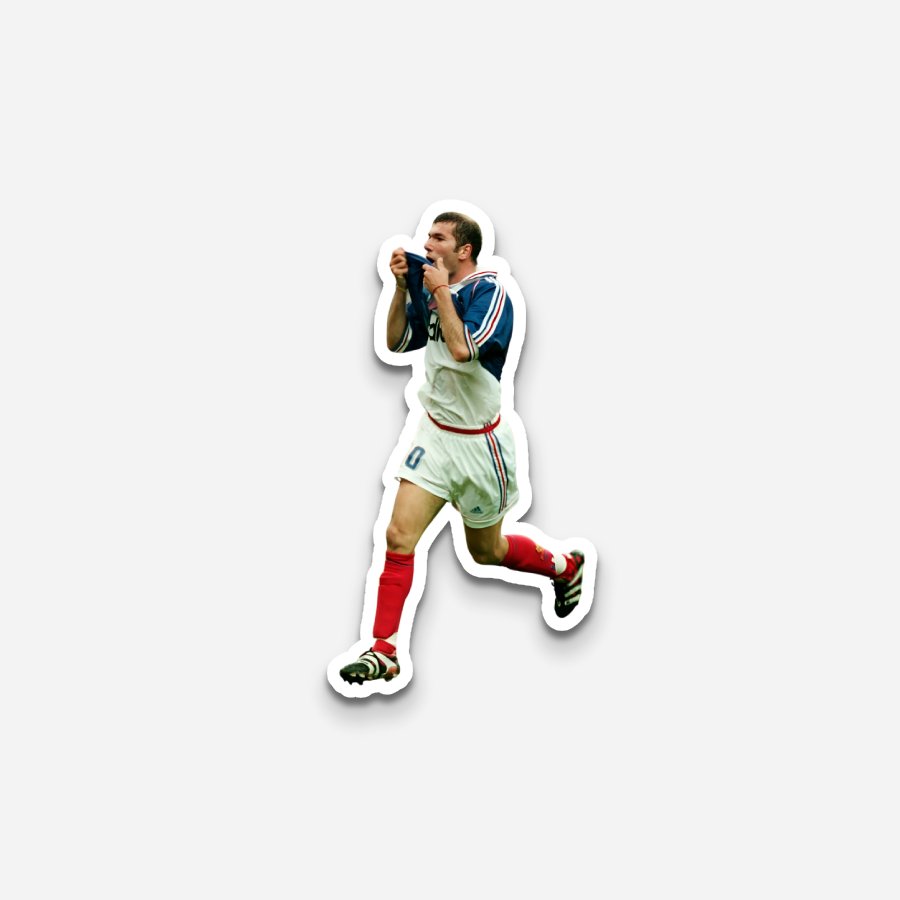 Zidane Laptop Sticker