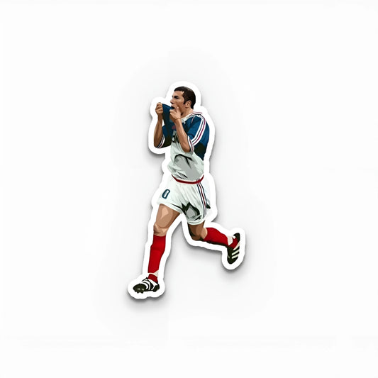 Zidane Laptop Sticker