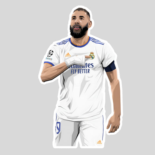 Karim Benzema Sticker