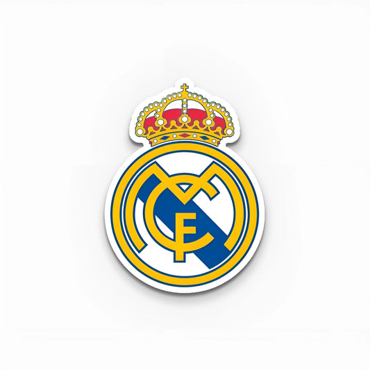 Real Madrid Logo Laptop Sticker