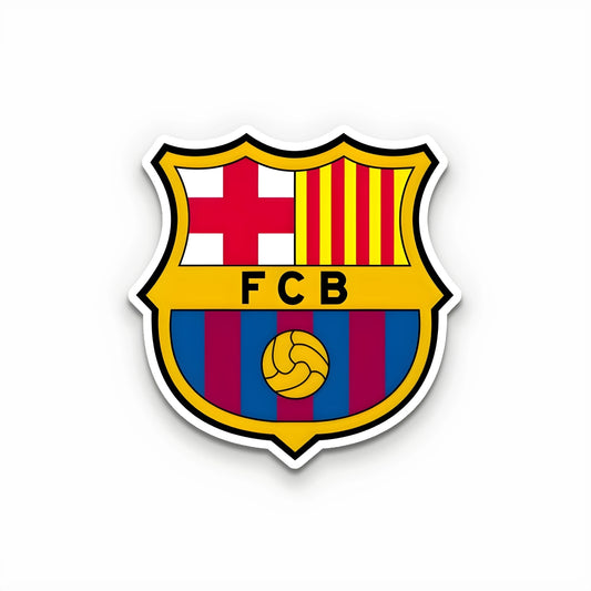Barcelona Logo Laptop Sticker
