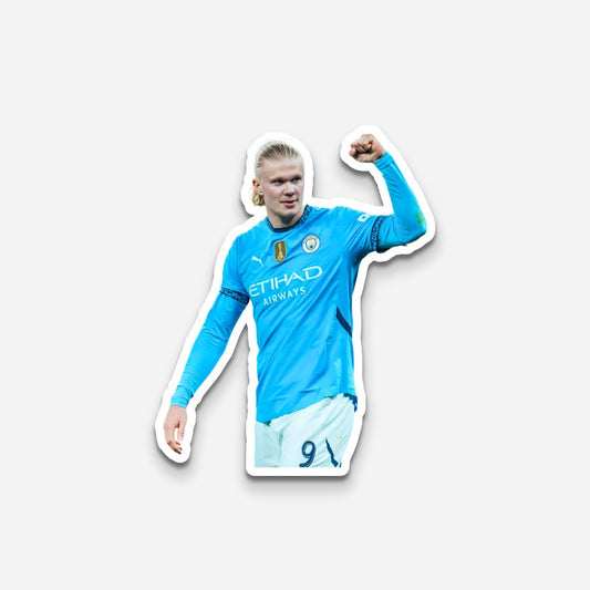 Erling Haaland Laptop Sticker