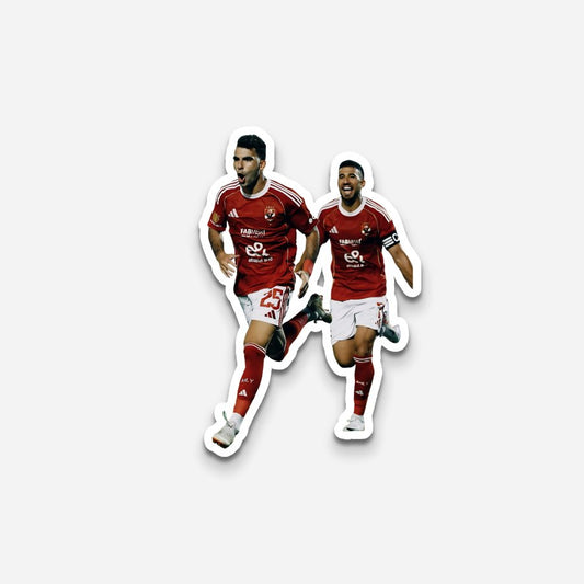 Zizo & Trezeguet Laptop Sticker