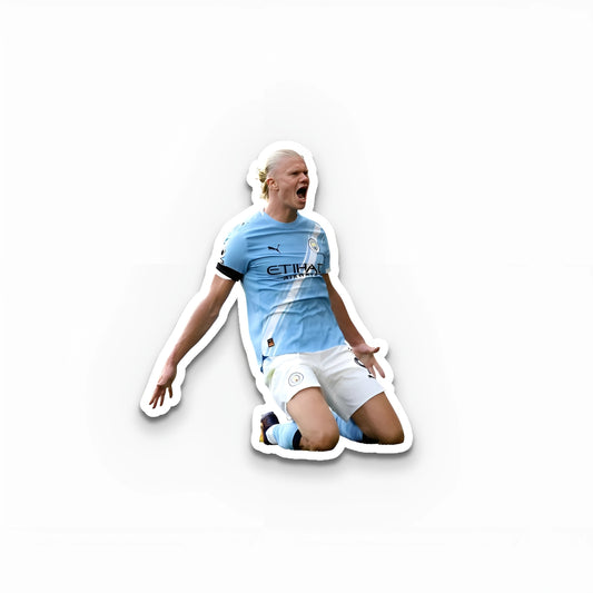 Erling Haaland Laptop Sticker