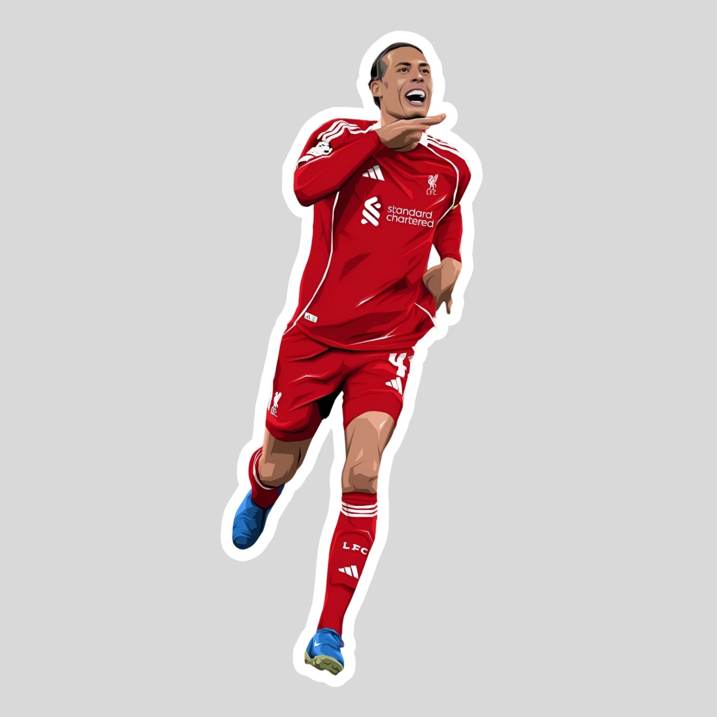 Virgil van Dijk Sticker