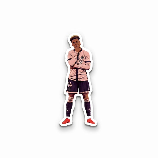 Désiré Doué Sticker