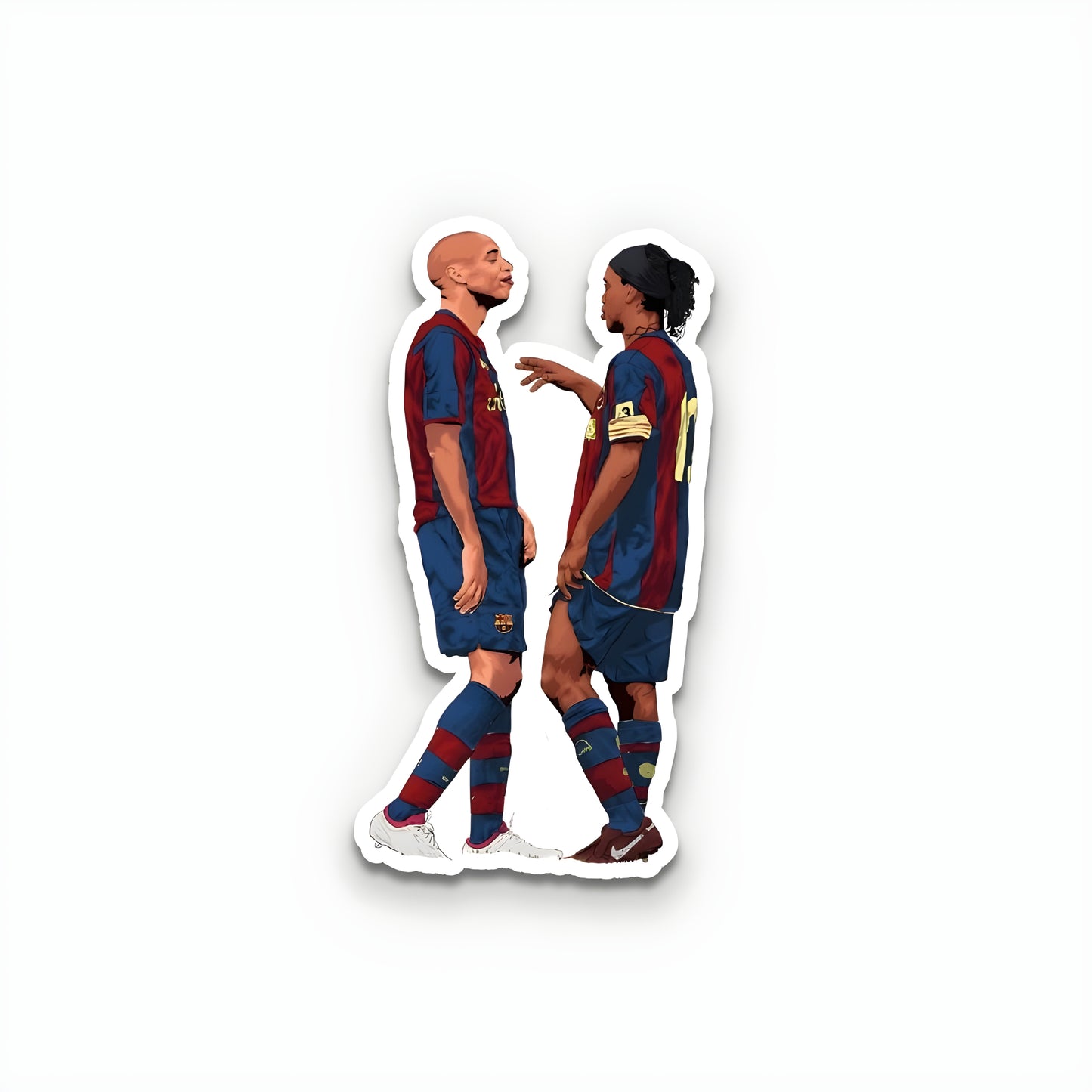 Henry & Ronaldinho Sticker