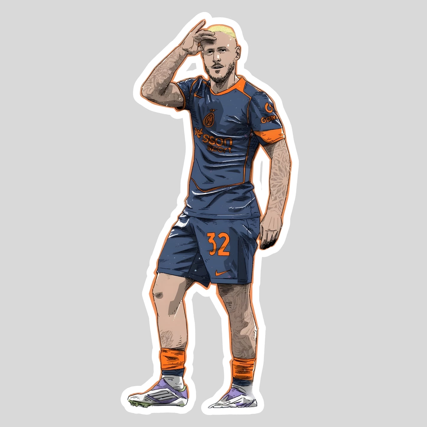 Federico Dimarco Sticker