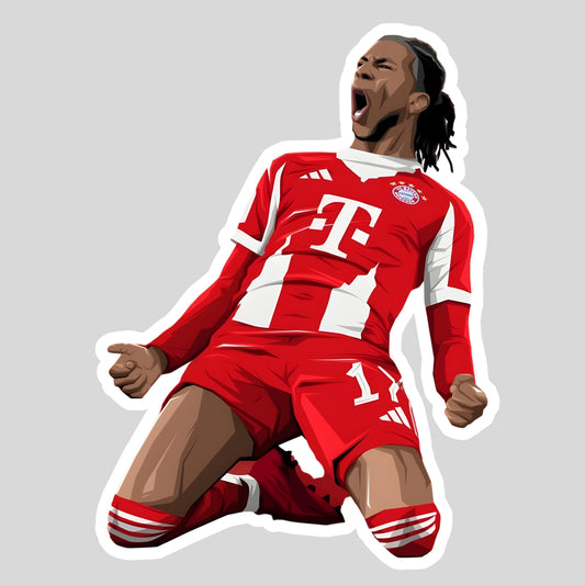 Michael Olise Laptop Sticker