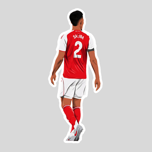 William Saliba Sticker