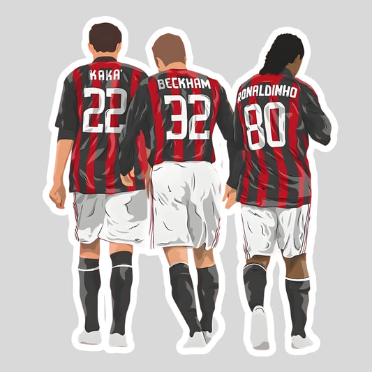 Kaká, Beckham & Ronaldinho Sticker