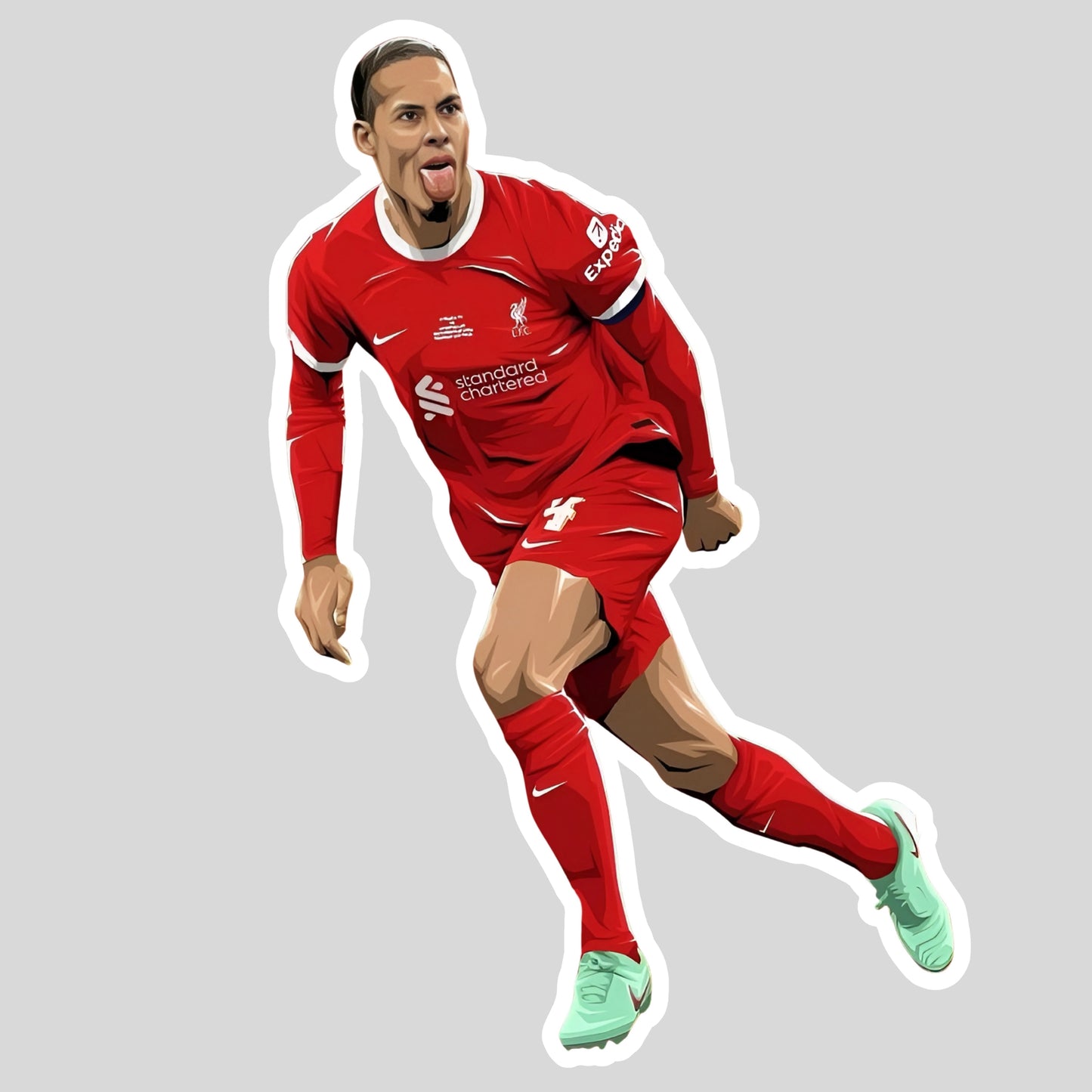Virgil van Dijk Sticker