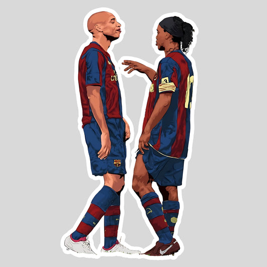 Henry & Ronaldinho Sticker