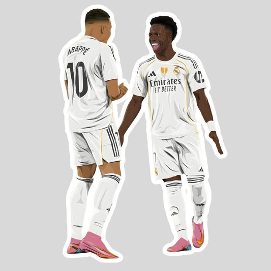 Mbappé & Vinicius Jr Sticker