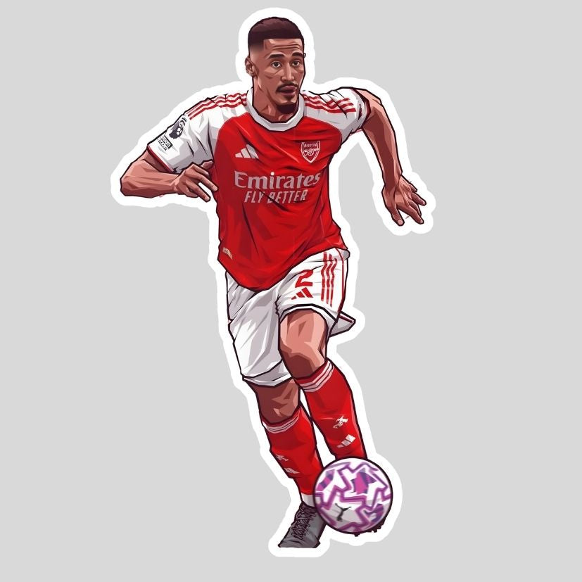 William Saliba Sticker