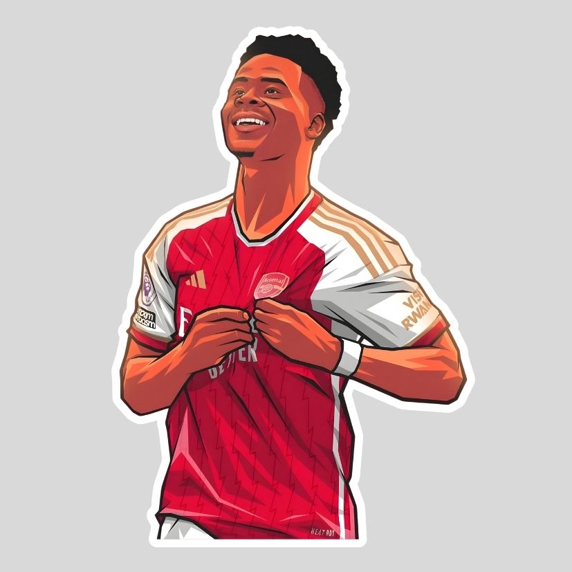 Bukayo Saka Sticker