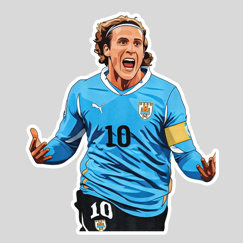 Diego Forlán Sticker