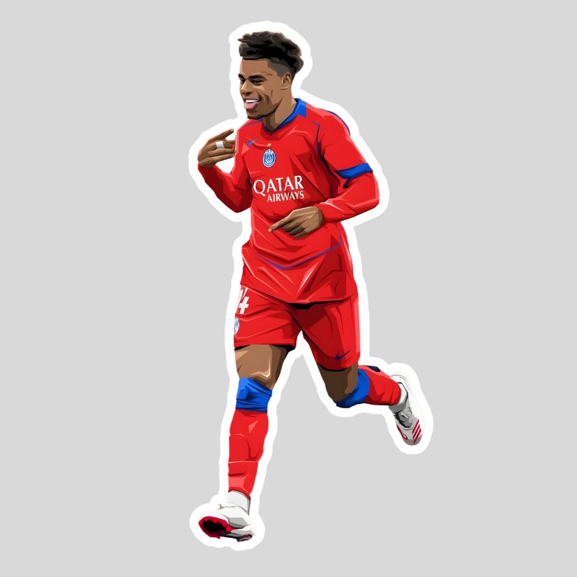 Désiré Doué Sticker