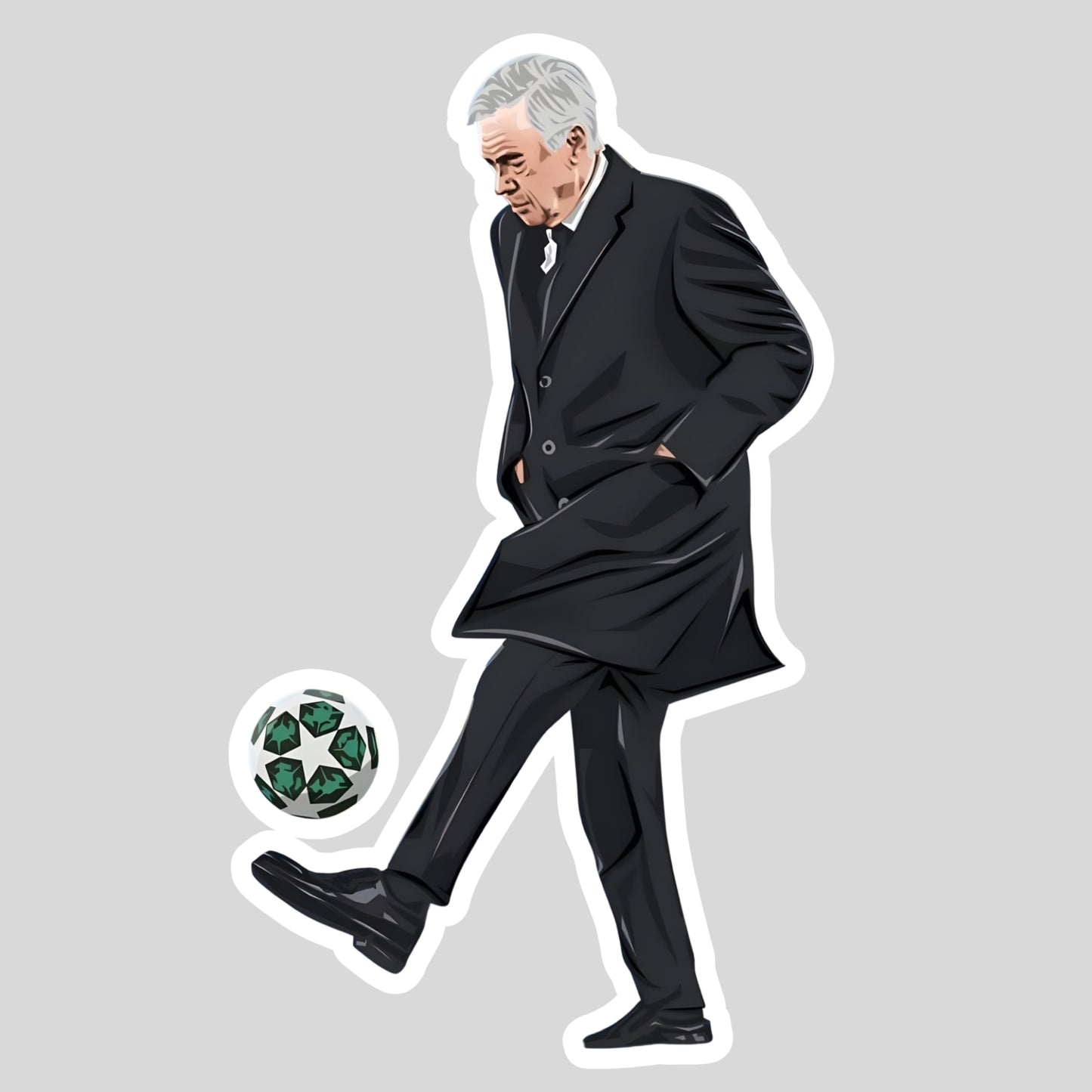 Carlo Ancelotti Sticker