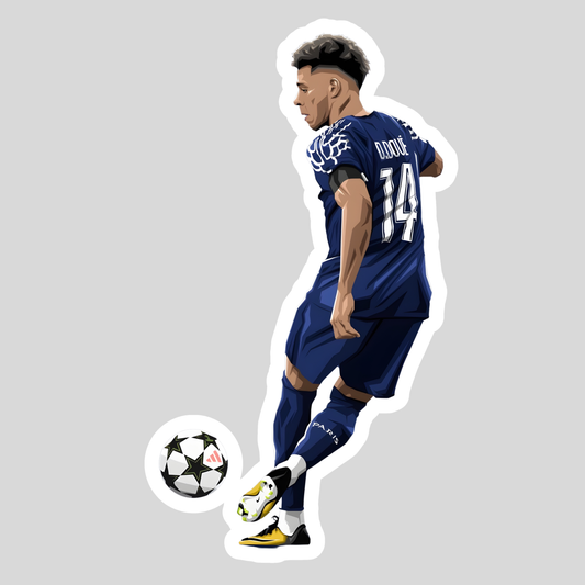 Désiré Doué Sticker