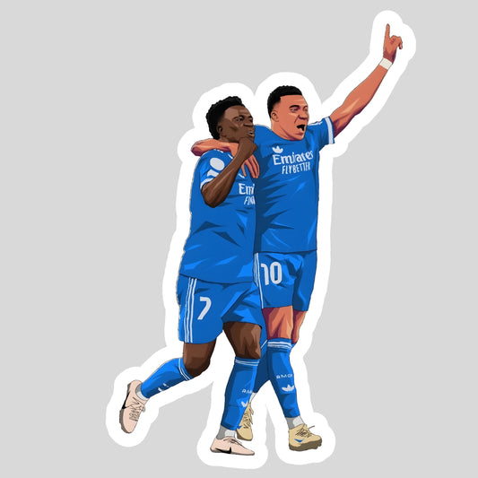 Vinicius Jr & Mbappé Sticker