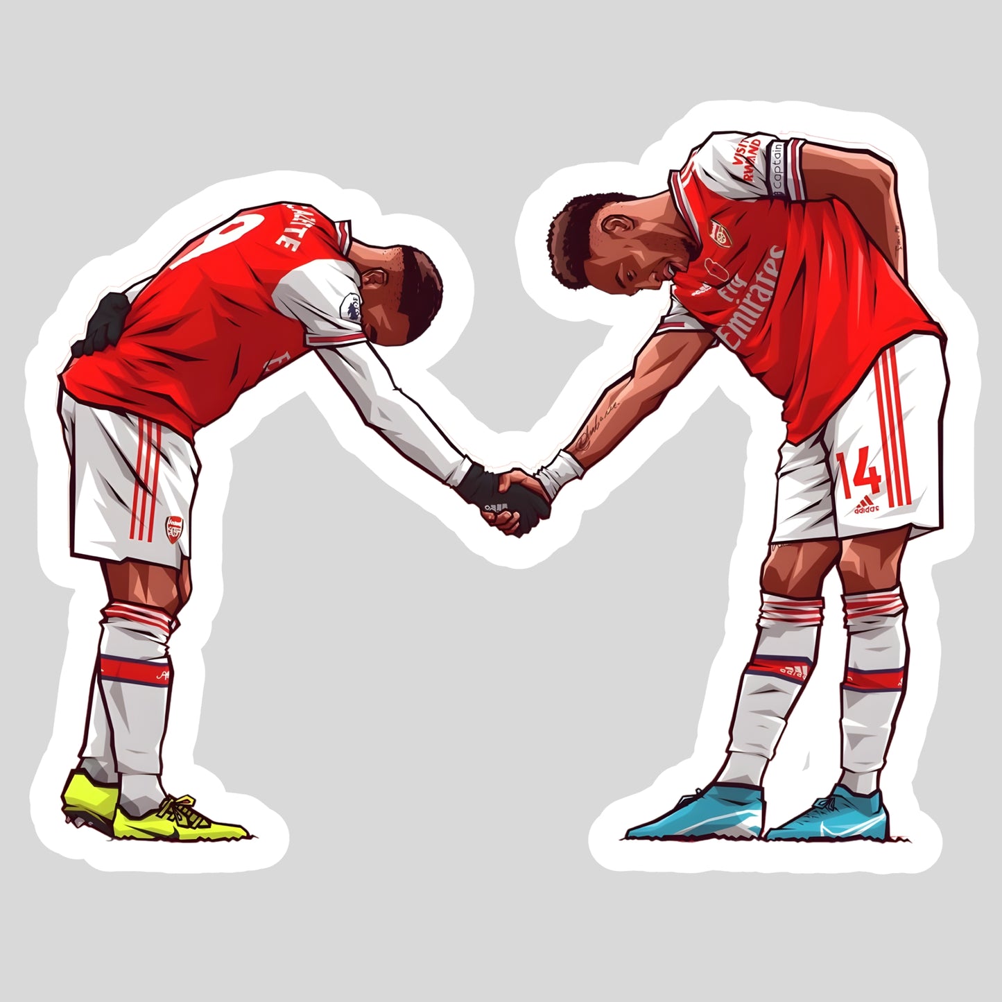 Lacazette & Aubameyang Sticker